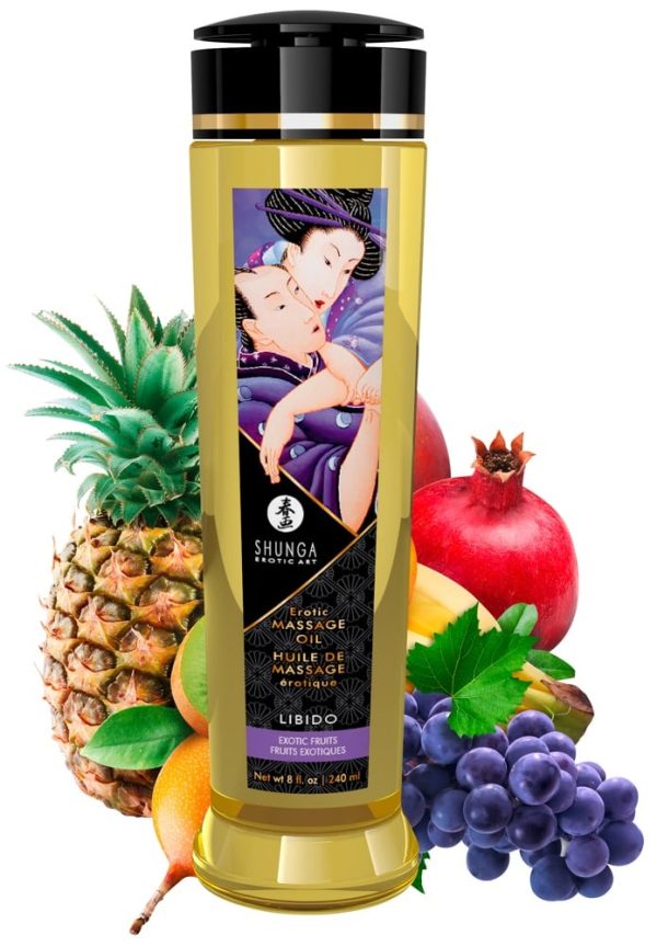 Shunga Luxus-Massageöl Aphrodisia/Rosen240 Exotic Fruits (240 ml)