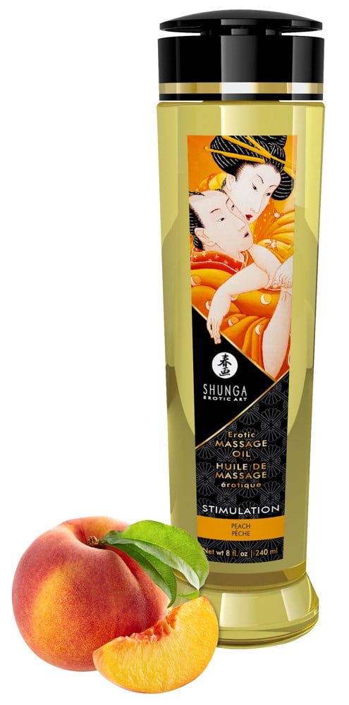 Shunga Luxus-Massageöl Aphrodisia/Rosen240 Peach (240 ml)