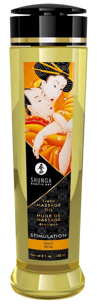 Shunga Luxus-Massageöl Aphrodisia/Rosen240 Peach (240 ml)