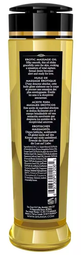 Shunga Luxus-Massageöl Aphrodisia/Rosen240 Lavander (240 ml)