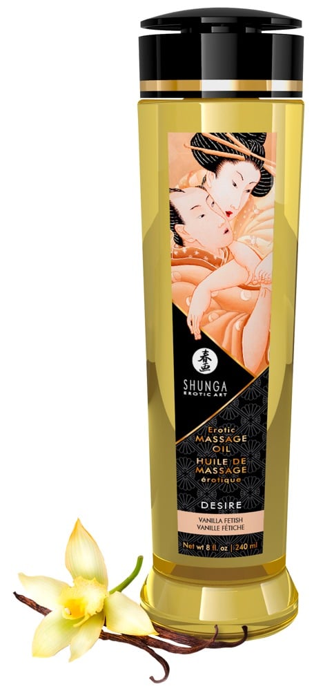 Shunga Luxus-Massageöl Aphrodisia/Rosen240 Vanilla (240 ml)