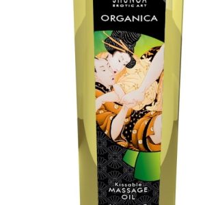 Shunga Organica Green Tea Massageöl - Luxuriöse Sinneserweckung Almond Sweetness (240 ml)