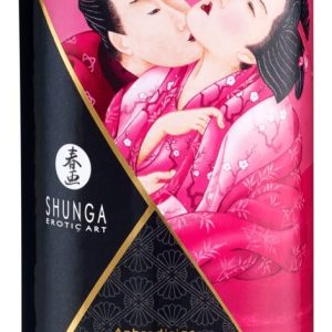 Shunga Aphrodisiac Warming Oil - Blazing Cherry (100ml) Raspberry Feeling (100 ml)