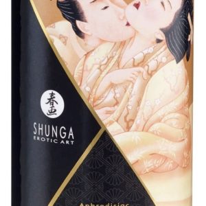 Shunga Aphrodisiac Warming Oil - Blazing Cherry (100ml) Vanilla Fetish (100 ml)