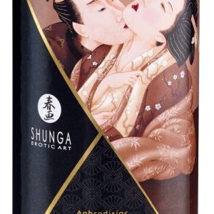 Shunga Aphrodisiac Warming Oil - Blazing Cherry (100ml) Intoxicating Chocolate (100 ml)