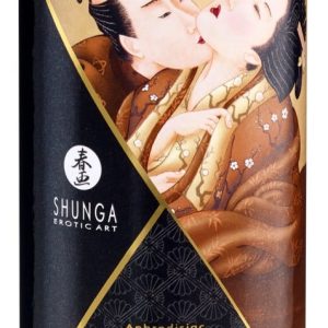 Shunga Aphrodisiac Warming Oil - Blazing Cherry (100ml) Creamy Love Latte (100 ml)