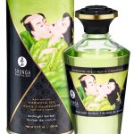 Shunga Aphrodisiac Warming Oil - Blazing Cherry (100ml) Midnight Sorbet (100 ml)