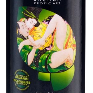 Shunga Aphrodisiac Warming Oil - Blazing Cherry (100ml) Exotic Green Tea (100 ml)