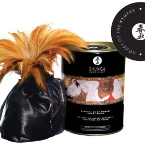 Shunga Sweet Snow - Luxuriöser Körperpuder mit Blazing Cherry Aroma Honey of the Nymphs (228 g)