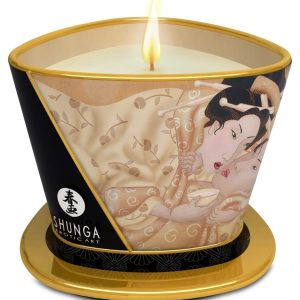 Shunga Luxus Massagekerze Rosen170 Vanilla (170 ml)