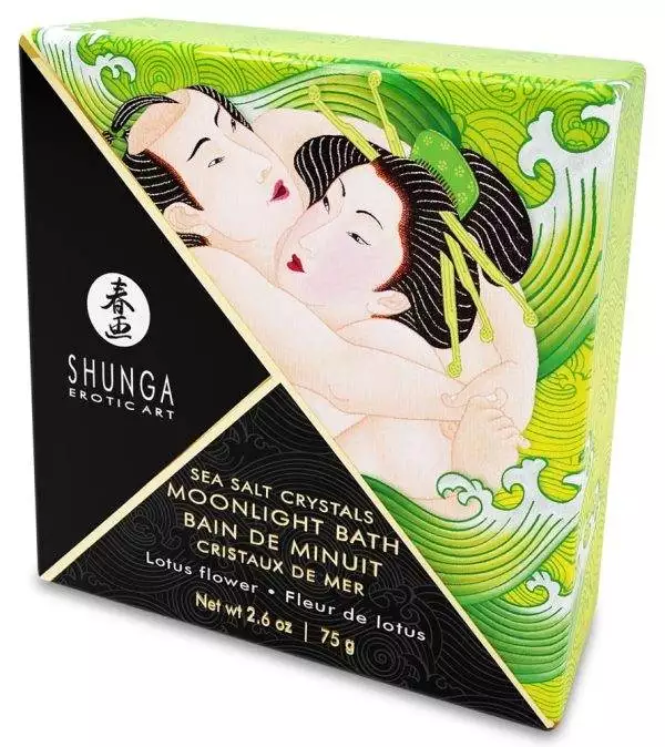 Shunga Sea Salt Moonlight Bath Aphrodisia Lotus Flower (75 g)