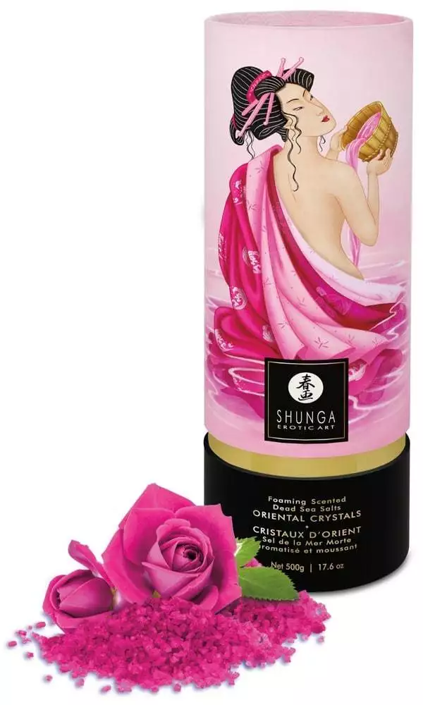 06280500000_nor_a Shunga Oriental Crystals Lotus Flower - Luxuriöses Badesalz Aphrodisia (600 g)