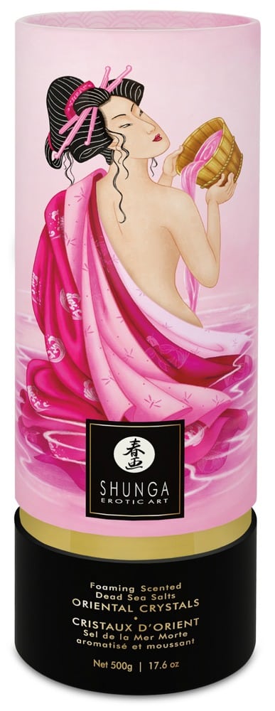 Shunga Oriental Crystals Lotus Flower - Luxuriöses Badesalz Aphrodisia (600 g)