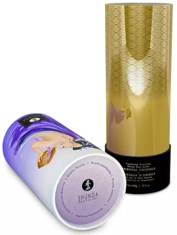 Shunga Oriental Crystals Lotus Flower - Luxuriöses Badesalz Exotic Fruits (600 g) Shunga Oriental Crystals Lotus Flower - Luxuriöses Badesalz Exotic Fruits (600 g)