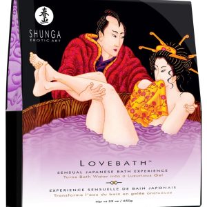 Shunga Lovebath Ocean - Luxuriöses 2-Komponenten-Badepulver (70 Zeichen) Sensual Lotus (650 g)