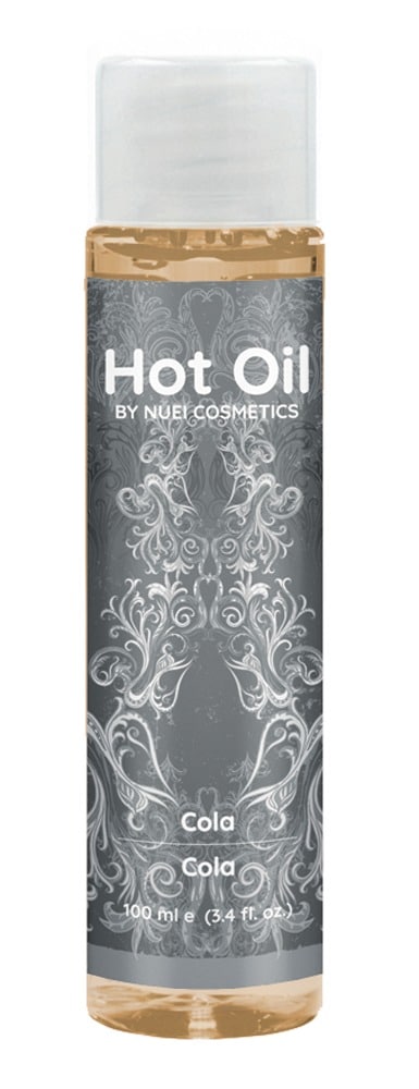 NUEI Hot Oil Strawberry - Veganes Massageöl mit Ginseng-Extrakten (100 ml) Cola (100 ml)