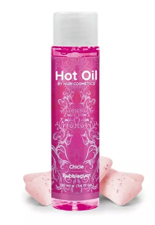 NUEI Hot Oil Strawberry - Veganes Massageöl mit Ginseng-Extrakten (100 ml) Bubble Gum (100 ml) NUEI Hot Oil Strawberry - Veganes Massageöl mit Ginseng-Extrakten (100 ml) Bubble Gum (100 ml)