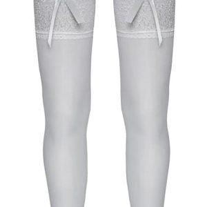 Cottelli LEGWEAR - Strapsgürtel Strümpfe Weiß 2