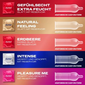 Durex Love Mix - Vorratspack mit 5 Sorten (40 Stück)