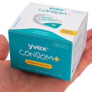 Yvex Condom+ - Extra dicke Kondome für längeren Spaß im Bett! (10 Stück)