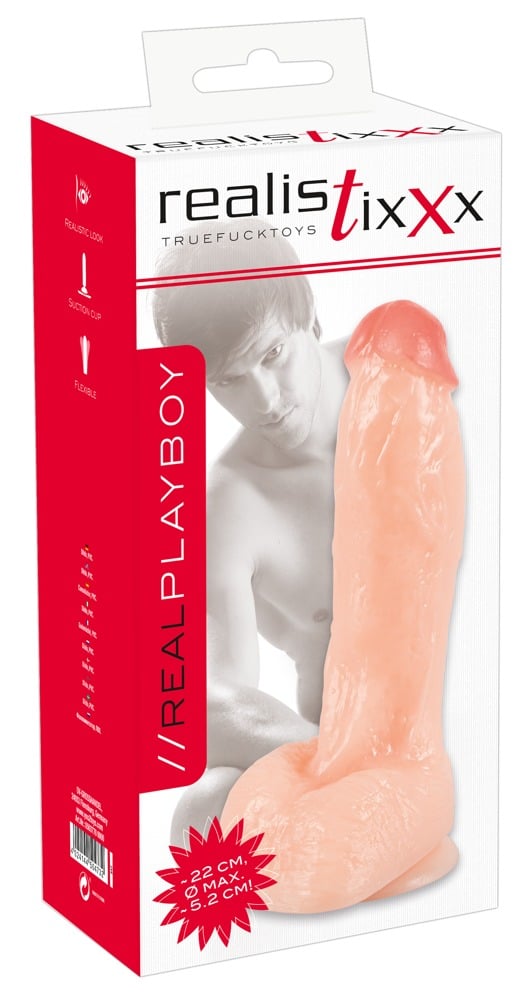 Realistixxx Naturdildo mit Saugfuß - Biegsam und lebensecht