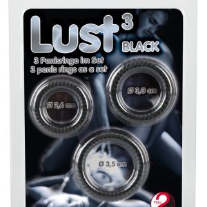 Lust 3 Penisringe Black