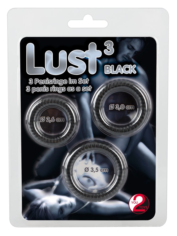 Lust 3 Penisringe Black