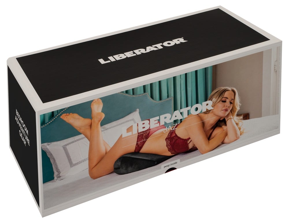 Liberator Jaz - Ergonomisches Keil-Kissen für Komfort-Sex Black