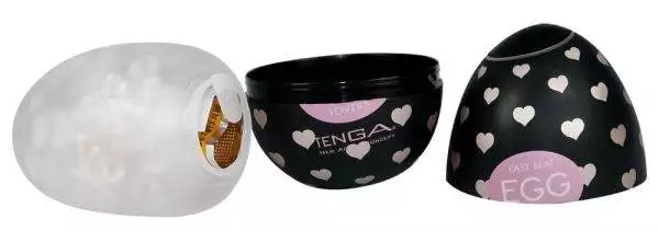 TENGA Ei Lovers - Einmal-Masturbator für unterwegs Schwarz-silberne Hülle (6 Stück) TENGA Ei Lovers - Einmal-Masturbator für unterwegs Schwarz-silberne Hülle (6 Stück)