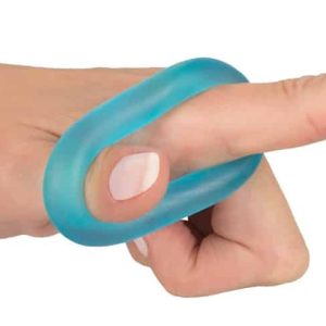 You2Toys Stretchy Cock Ring - Macht ihn stark und standhaft! Milchig/Blau