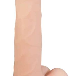 Nature Skin - Biegsamer Naturdildo mit Saugfuß