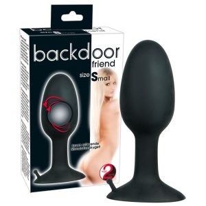 Backdoor Friend - Analplug mit rotierender Kugel