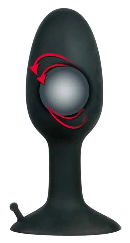 Backdoor Friend - Analplug mit rotierender Kugel