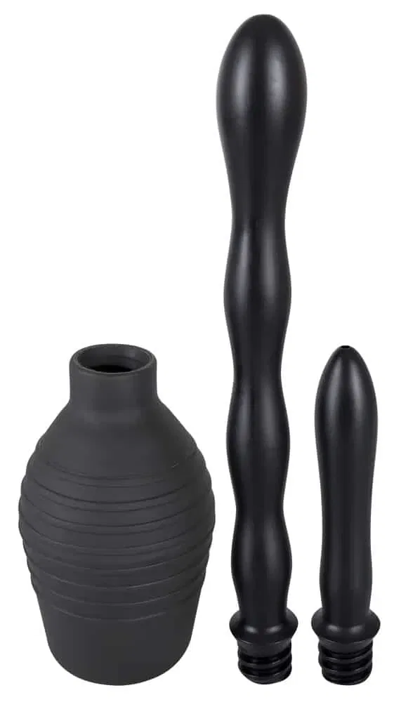 You2Toys Intimdusche - Schwarze Intimdusche mit austauschbaren Schraub-Aufsätzen