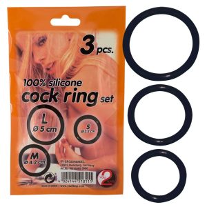 You2Toys Lust-Trio: 3 Penisringe aus Silikon