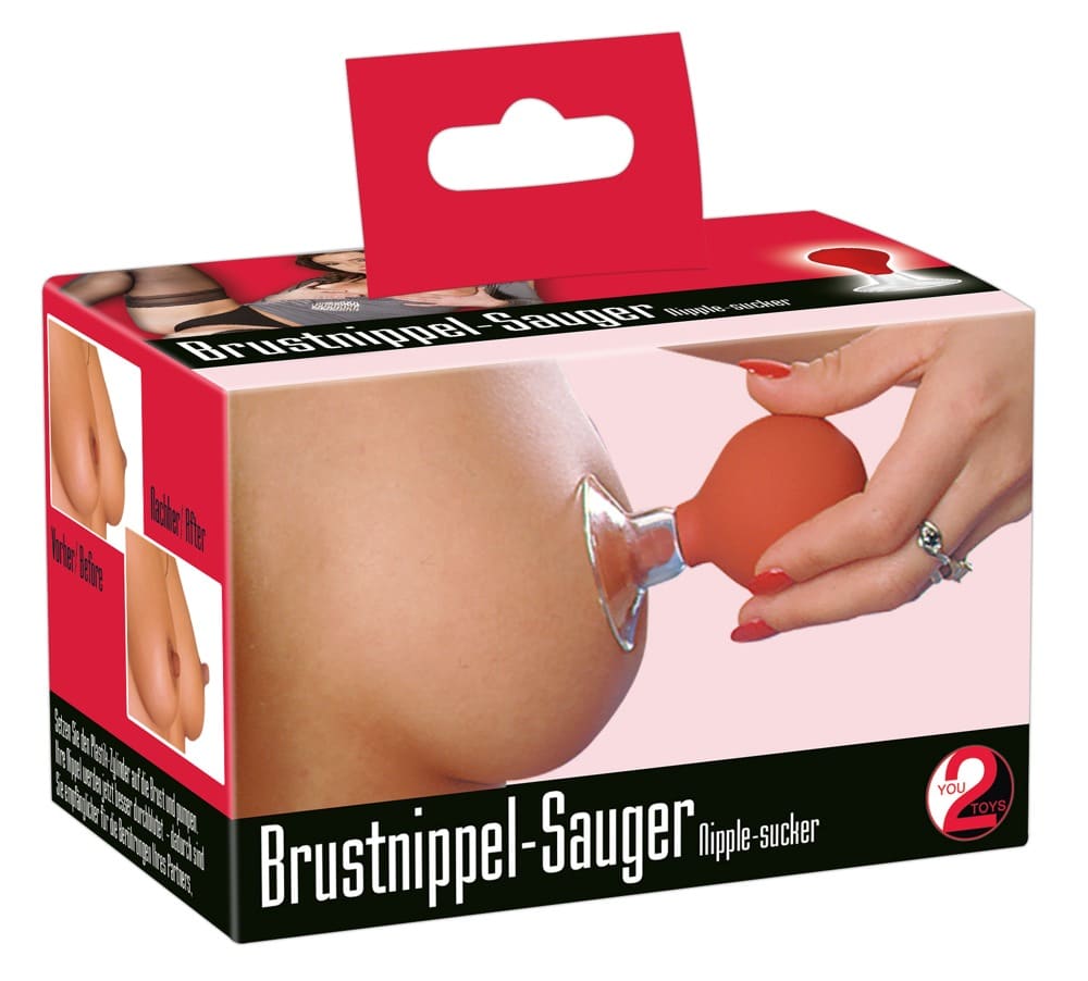 You2Toys Brustnippel-Stimulator Rot/Transparent