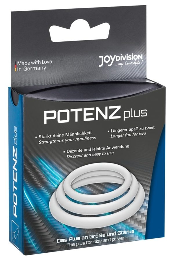 Joydivision Toys - POTENZplus Penisringe 3er Set Milchig