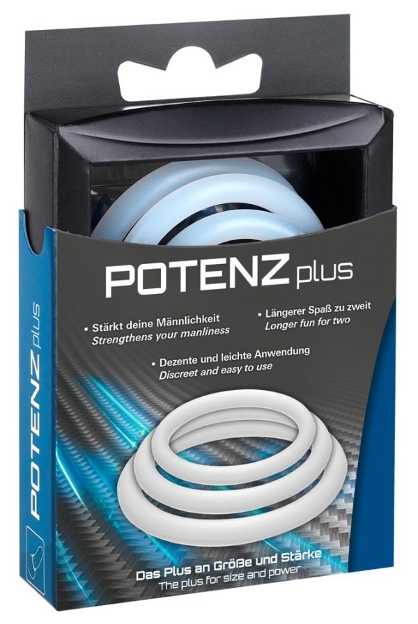 Joydivision Toys - POTENZplus Penisringe 3er Set Milchig