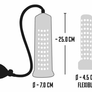 Mister Boner Power Pump - Penispumpe mit Noppenstruktur