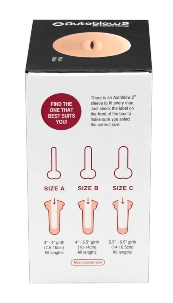 Autoblow Ersatzsleeve mit Reizrillen - Größe A Autoblow Ersatzsleeve mit Reizrillen - Größe A