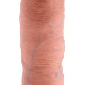 King Cock Naturdildo - Realistisch, mit Saugfuß und Strap-on-kompatibel Flesh