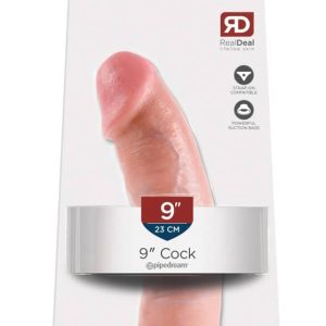 King Cock Naturdildo - Realistisch, mit Saugfuß und Strap-on-kompatibel Flesh