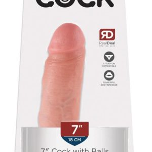 King Cock Naturdildo 17,8 cm - Realistischer Dildo Light