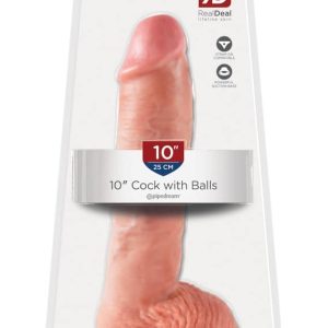 King Cock Realistischer Dildo | Mit Saugfuß | Strap-on kompatibel Light