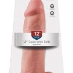 King Cock Realistischer Dildo mit Saugfuß Light