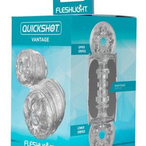 Fleshlight Quickshot Vantage: Transparenter Masturbator