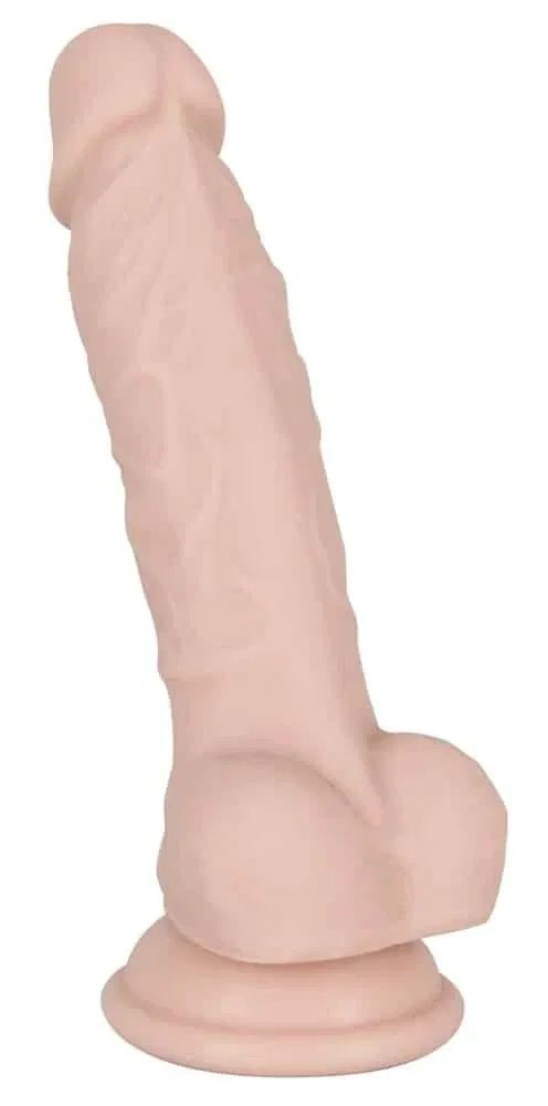 You2Toys Natur Dildo | Pralle Eichel | Äderung | Saugfuß