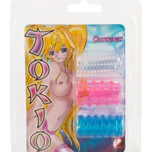 You2Toys Orgasmus-Feeling TOTAL! Penismanschetten 3er-Set transparent/pink/blau