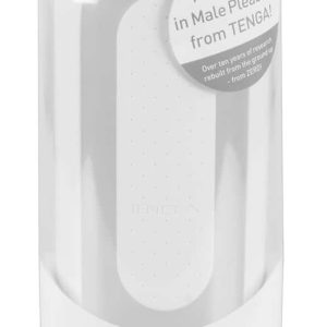 TENGA Masturbator - Aufklappbar, hygienisch, Spaß Weiß/Transparent