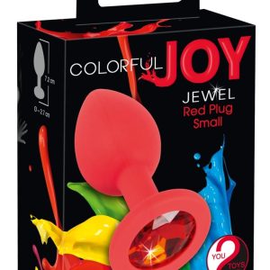 Colorful Joy Schmuck Plug Rot